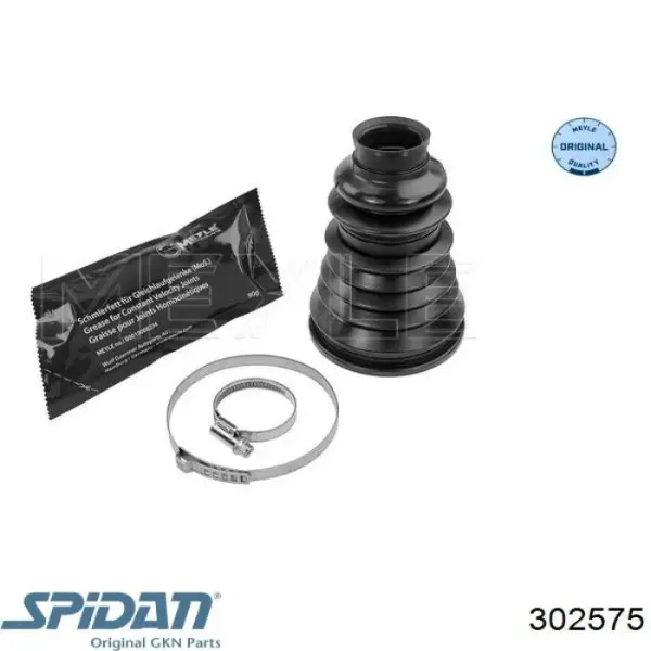 Пильник ШРУСа зовнішній 302575 GKN-Spidan