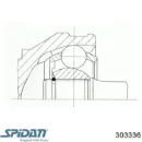 ШРУС наружный SPIDAN 303336 ШРУС наружный SPIDAN 303336