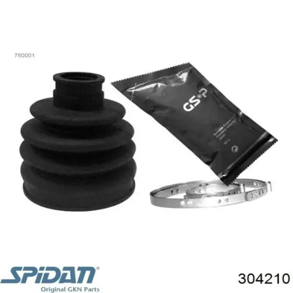 Пильник ШРУСа внутрішній 304210 GKN-Spidan