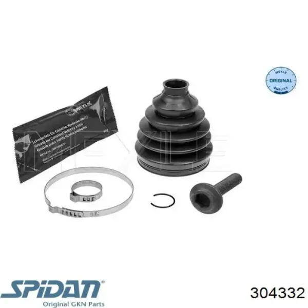 Пильник ШРУСа зовнішній 304332 GKN-Spidan