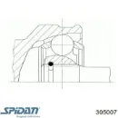 ШРУС наружный SPIDAN 305007 ШРУС наружный SPIDAN 305007