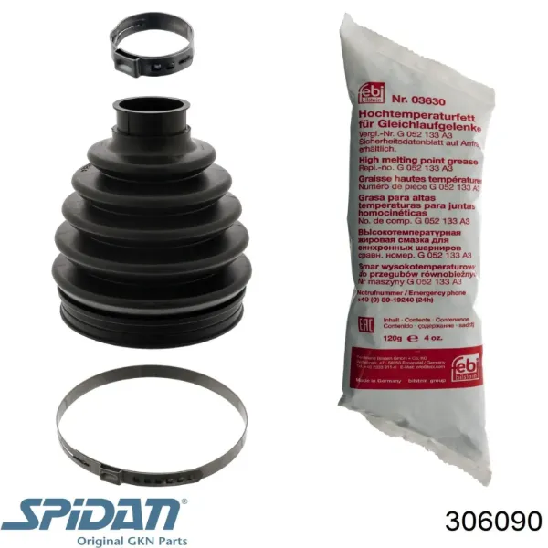 Пильник ШРУСа зовнішній 306090 GKN-Spidan