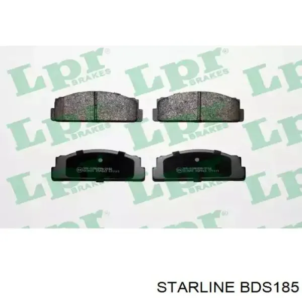 Передні тормозні колодки BDS185 Starline