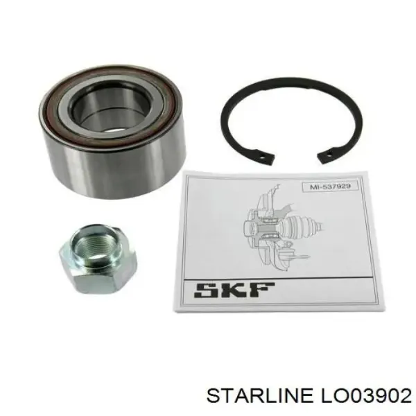 Підшипник ступиці LO03902 Starline
