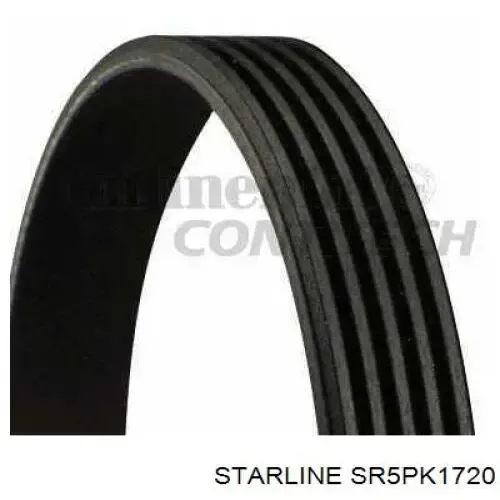 Ремінь генератора SR5PK1720 Starline