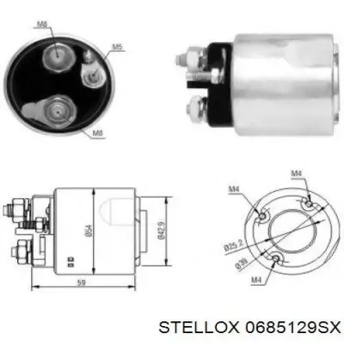 Втягуюче реле стартера SS3021P AS/Auto Storm