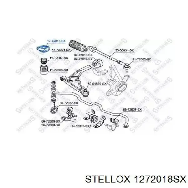 Опора амортизатора переднього Q0000579 Q-fix