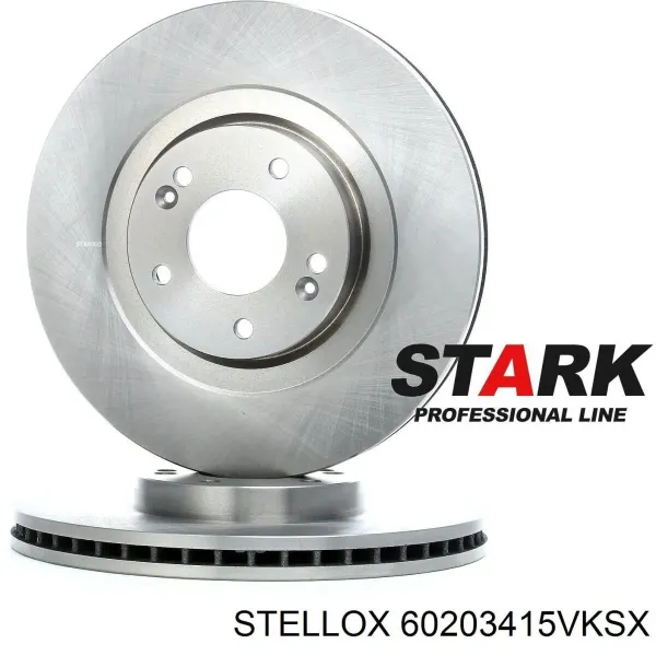 Гальмівні диски передні 60203415VKSX Stellox
