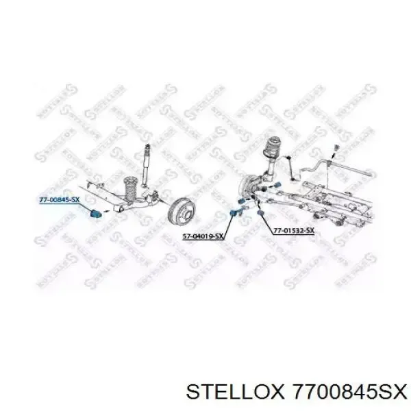 Сайлентблок задньої балки HR562106 Hanse