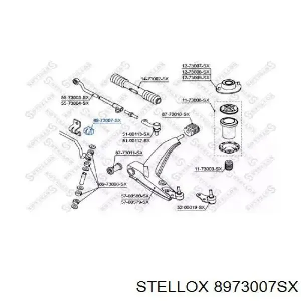 Втулка переднього стабілізатора PXCRC006B Parts-Mall