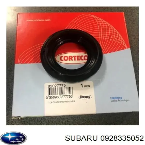 Сальник редуктора переднього моста 0928335052 Subaru