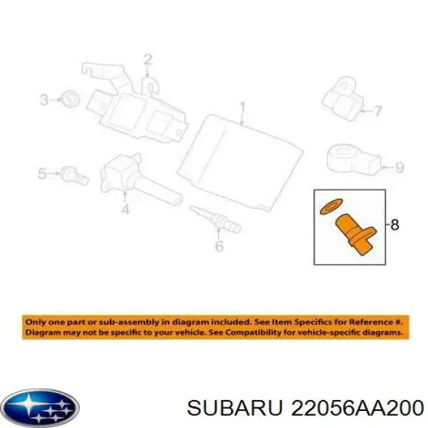 Датчик распредвалу 22056AA200 Subaru