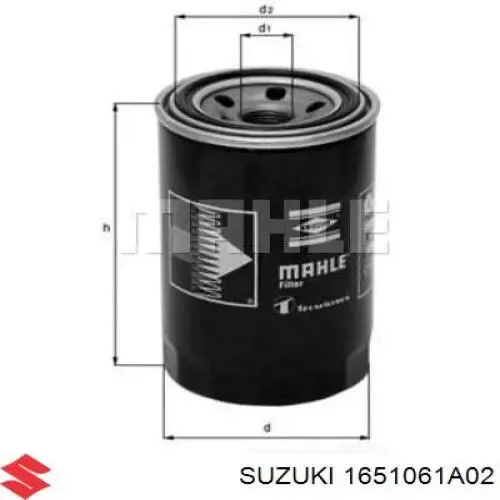 Масляний фільтр 1651061A02 Suzuki