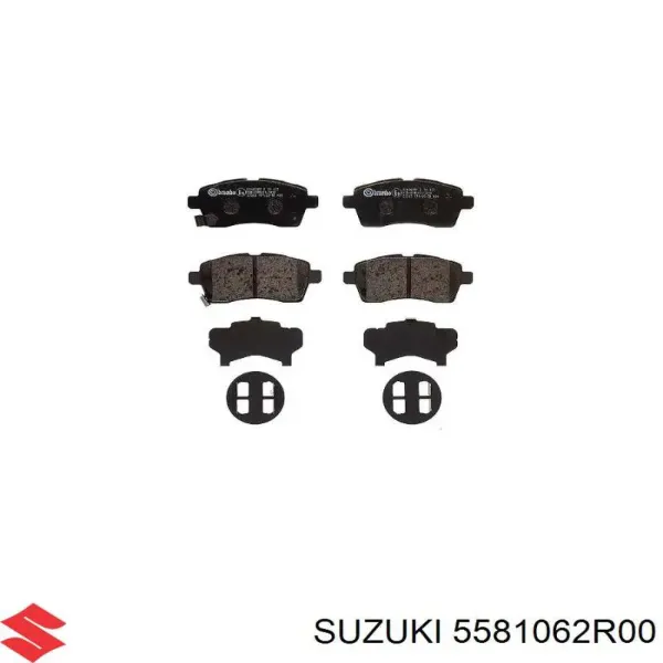 Передні тормозні колодки 5581062R00 Suzuki