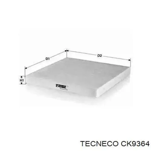 Фільтр салону CK9364 Tecneco