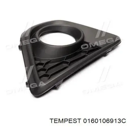 Обід (окантовка) фари протитуманної, лівої 0160106913C Tempest