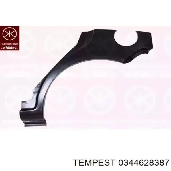 Підкрилок передній лівий 0344628387 Tempest