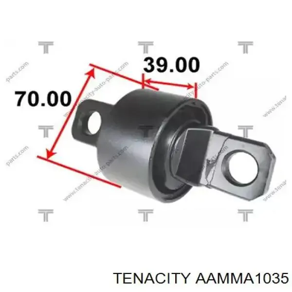 Сайлентблок заднього поперечного важеля, внутрішній AAMMA1035 Tenacity