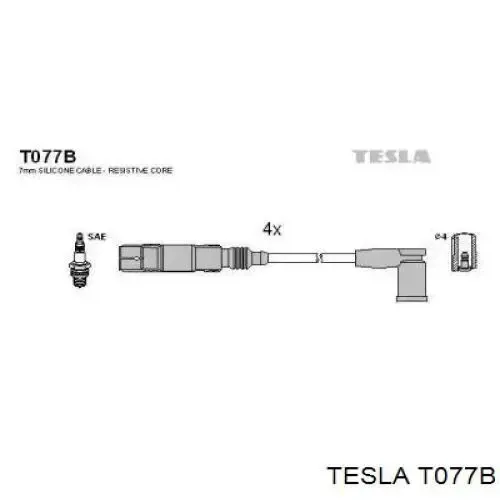 Високовольтні дроти T077B Tesla