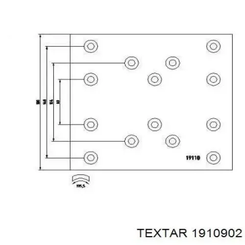 Накладка гальмівна передня (TRUCK) K16040 Errevi