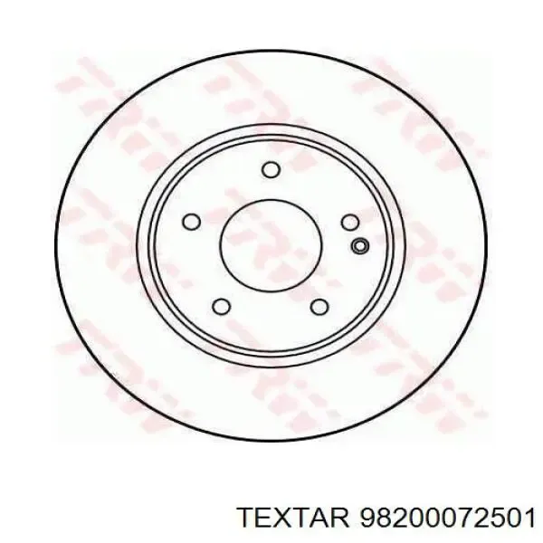Гальмівні диски передні 98200072501 Textar