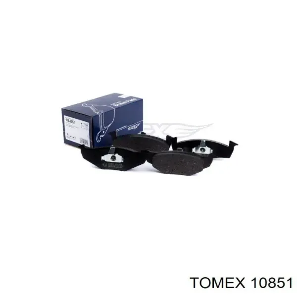 Передні тормозні колодки 10851 Tomex