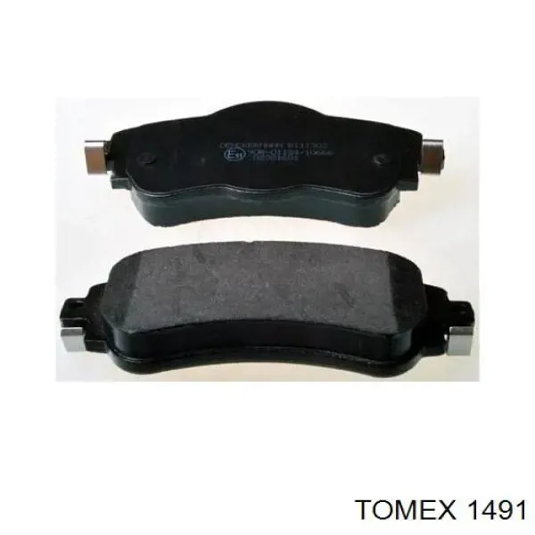 Передні тормозні колодки 1491 Tomex