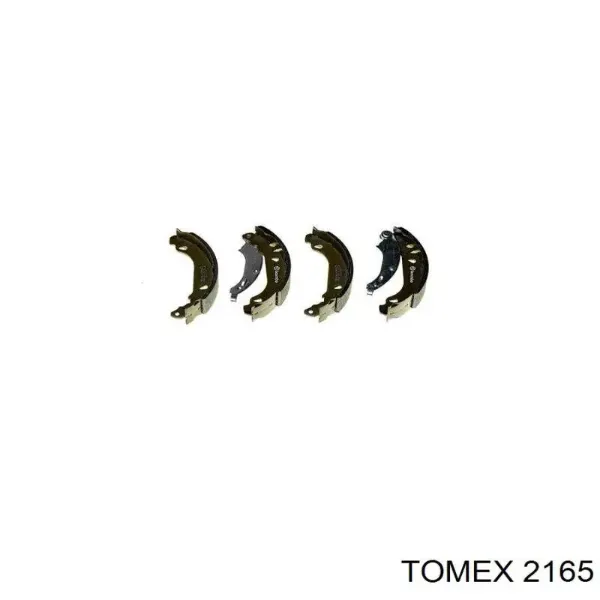 Колодки гальмові задні, барабанні 2165 Tomex