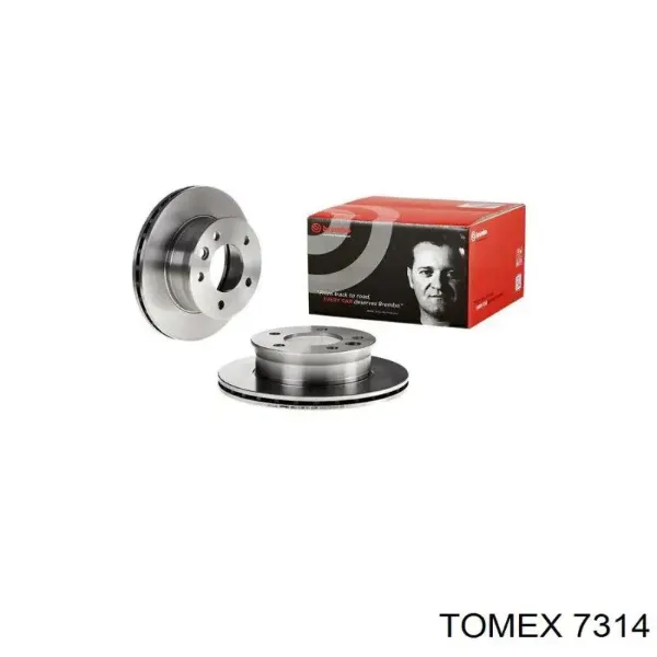 Гальмівні диски передні 7314 Tomex