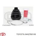 Пильник ШРУСа зовнішній TOYOTA 0442760030