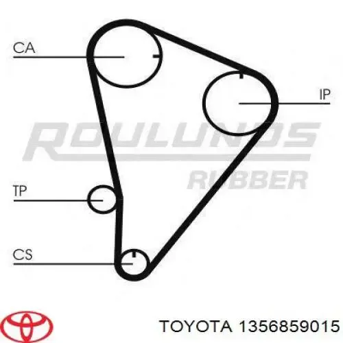 Ремінь ГРМ 1356859015 Toyota