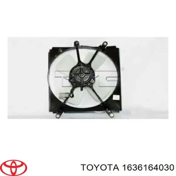 Вентилятор/крильчатка радіатора охолодження 1636164030 Toyota