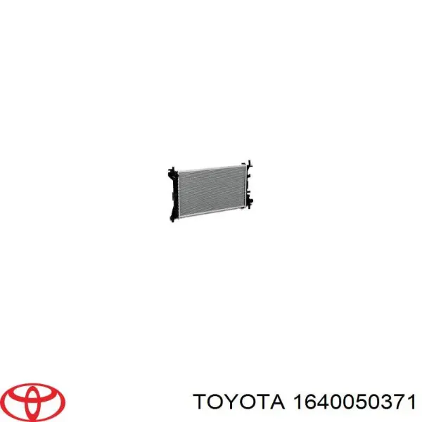 Радіатор 1640050371 Toyota