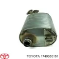 Глушник, центральна частина Toyota Land Cruiser J10