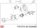 Обмотка стартера, статор TOYOTA 2812028060