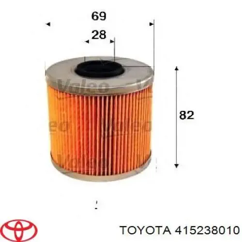 Масляний фільтр 415238010 Toyota