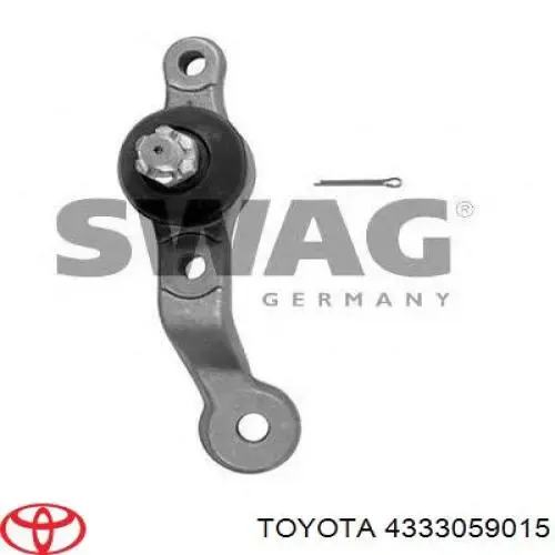 Кульова опора, нижня, права 4333059015 Toyota