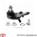 Кульова опора, нижня, ліва TOYOTA 4334009140