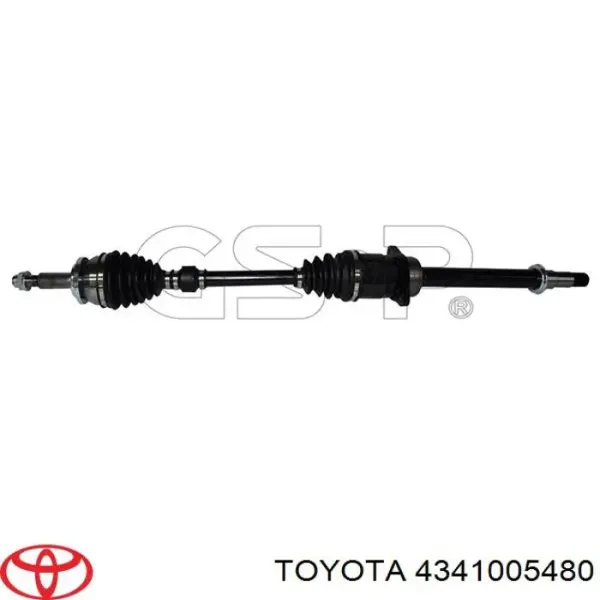 Піввісь права 4341005480 Toyota