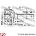 Піввісь права Toyota Picnic XM1