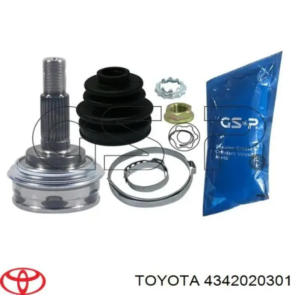 Ліва піввісь 4342020301 Toyota