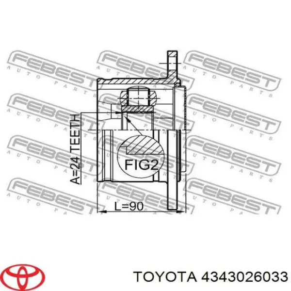  4343026033 Toyota
