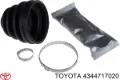 Пильник ШРУСа зовнішній TOYOTA 4344717020