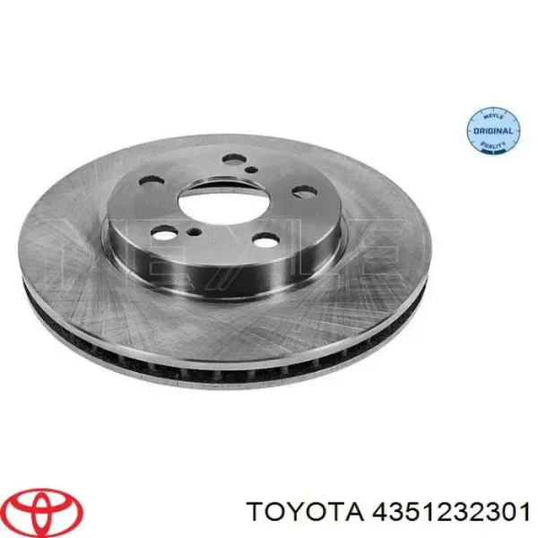 Гальмівні диски передні 4351232301 Toyota