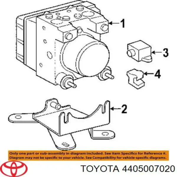 Блок АБС гідравлічний Toyota Avalon седан (GSX30) (2005 - 2012) ціна, від