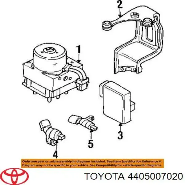 Блоки ABS Toyota Avalon 