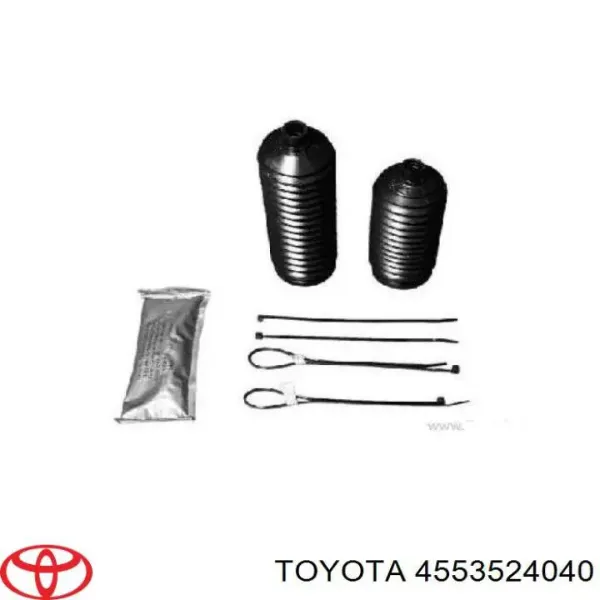 Пильник рульового механізму/рейки, правий 4553524040 Toyota