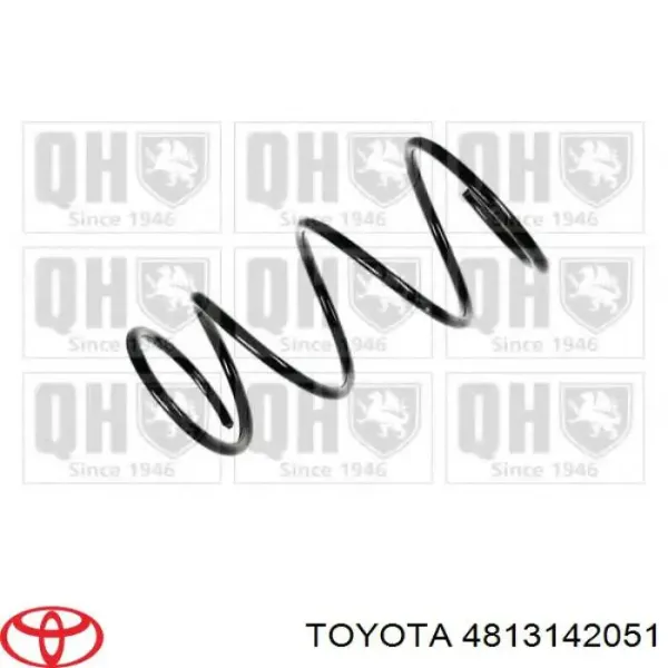 Пружина передня 4813142051 Toyota