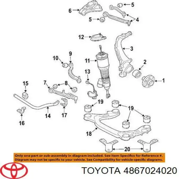  4867024020 Toyota