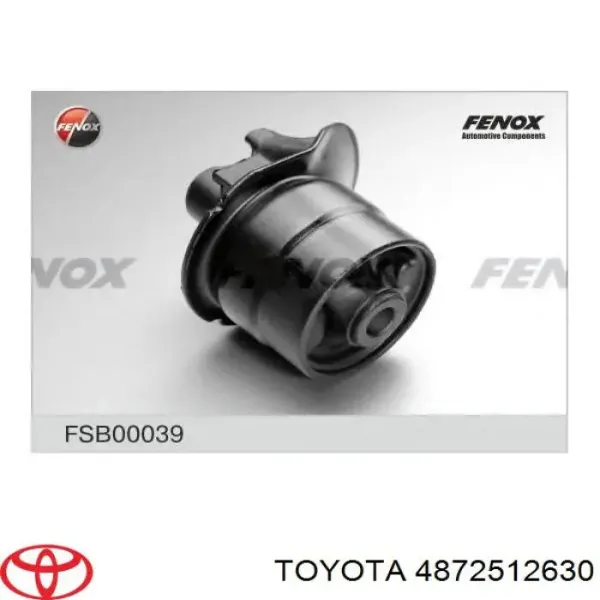 Сайлентблок задньої балки 4872512630 Toyota